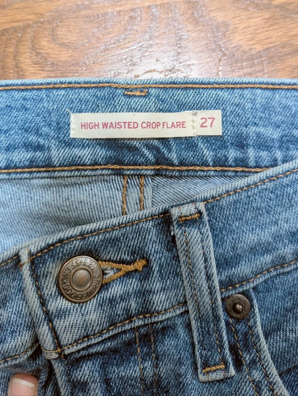 Levi's High Waisted Cropped Flare